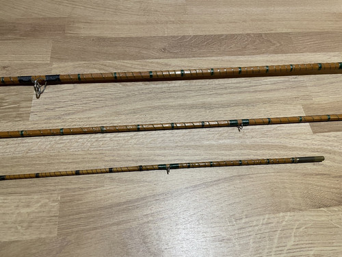 Vintage bamboo fishing rods - bamboo,