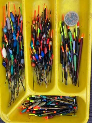 Assorted pole fishing floats - assorted,
